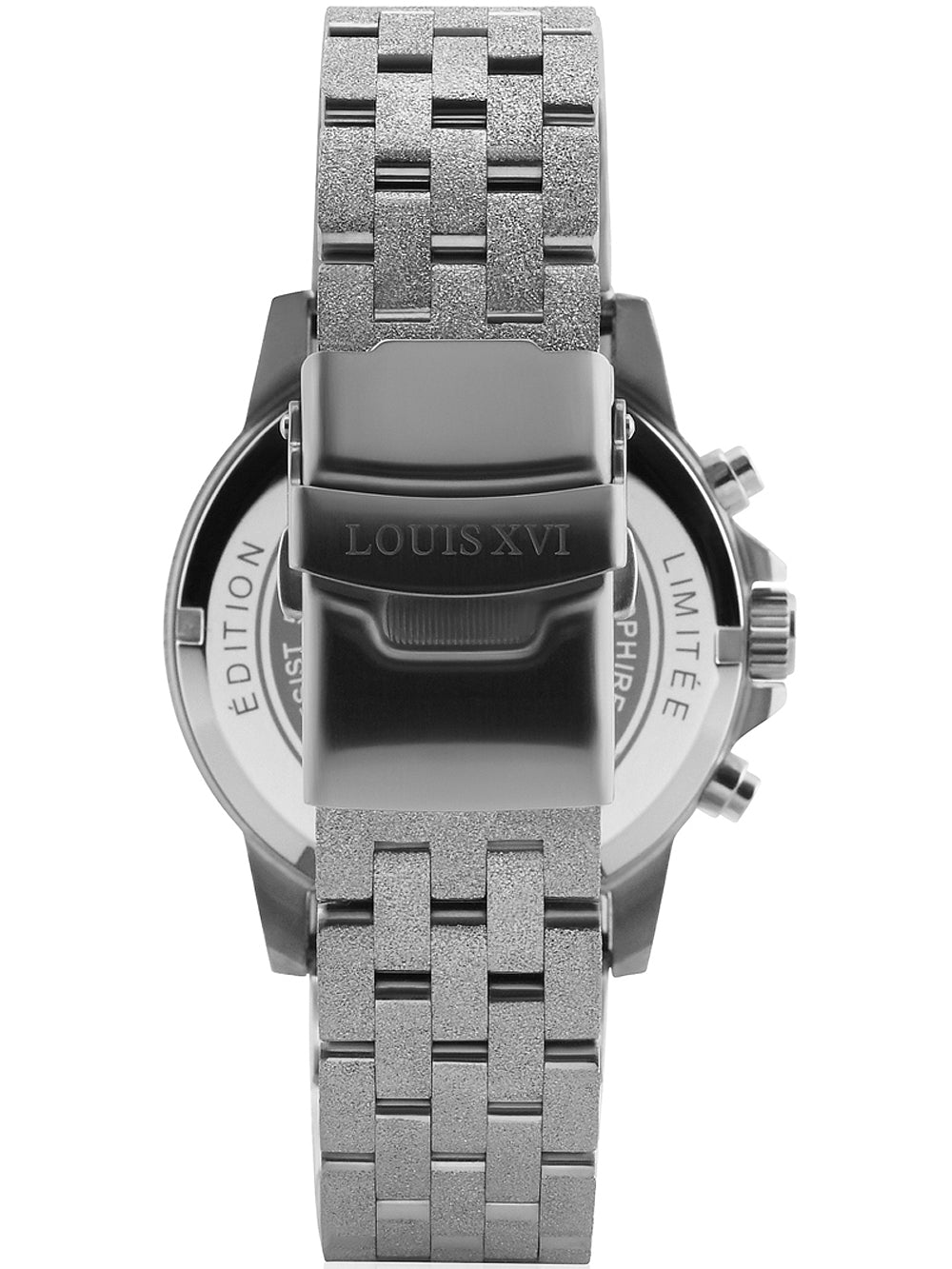Louis XVI LXVI1081 Aramis Frosted Chronograph men's watch 43mm 5ATM