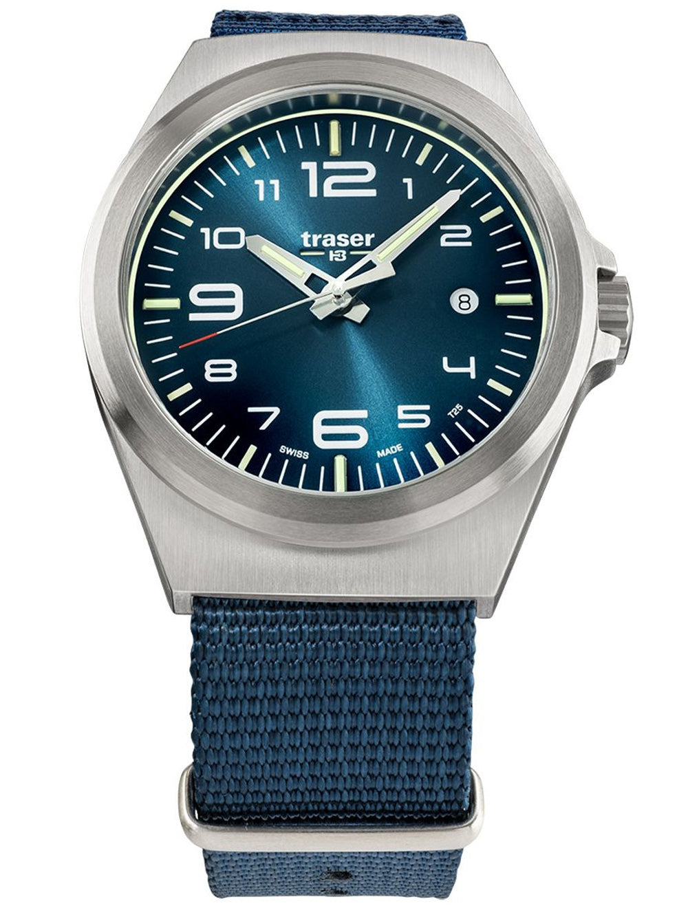 Traser H3 108216 P59 Essential M Blue men's watch 42mm 10ATM