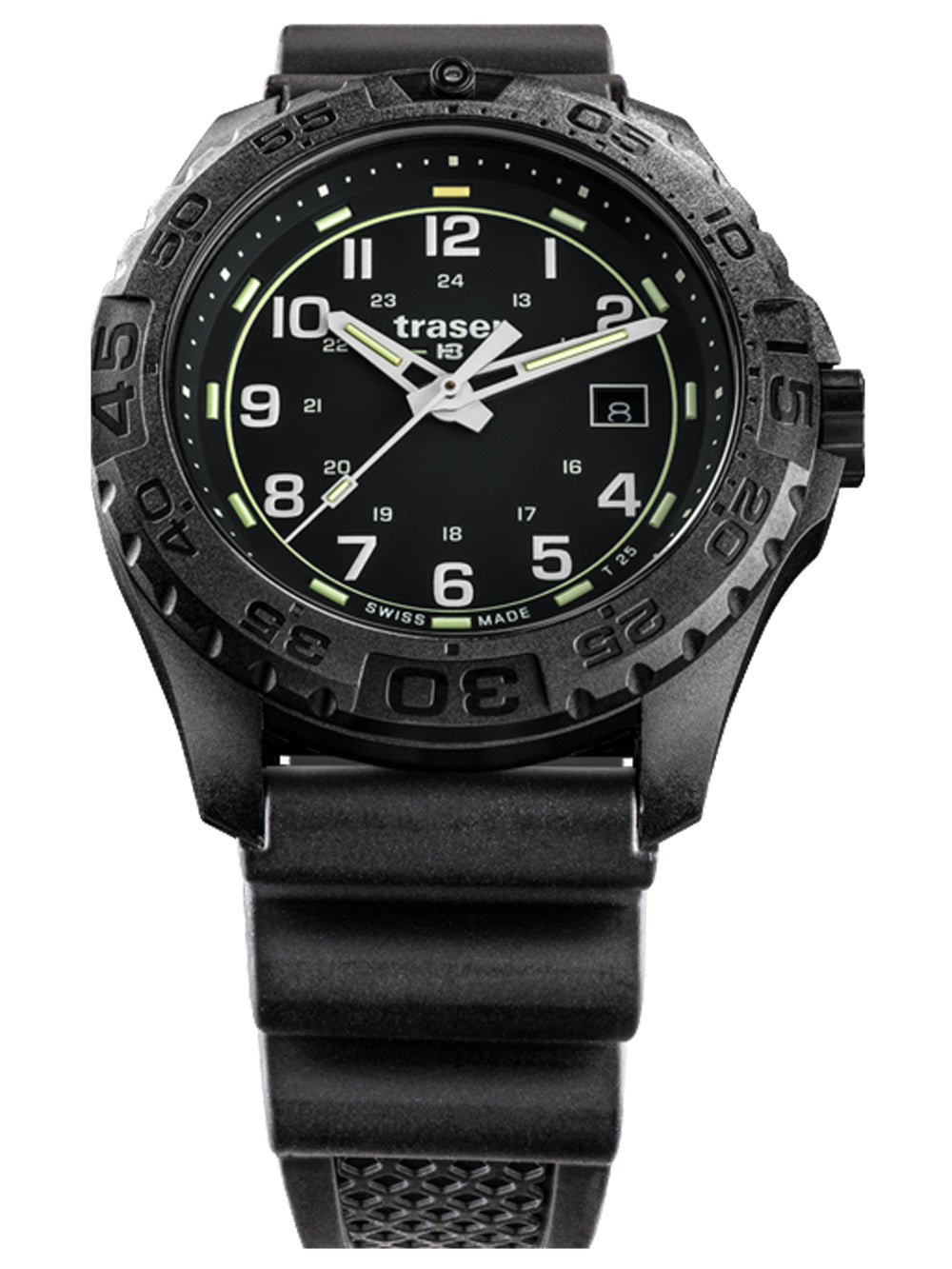 Traser H3 108672 P96 OdP Evolution black men's watch 44mm 20ATM