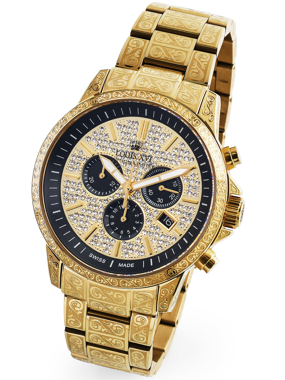 Louis XVI LXVI1087 Palais Royale Chronograph men's watch 43mm 5ATM