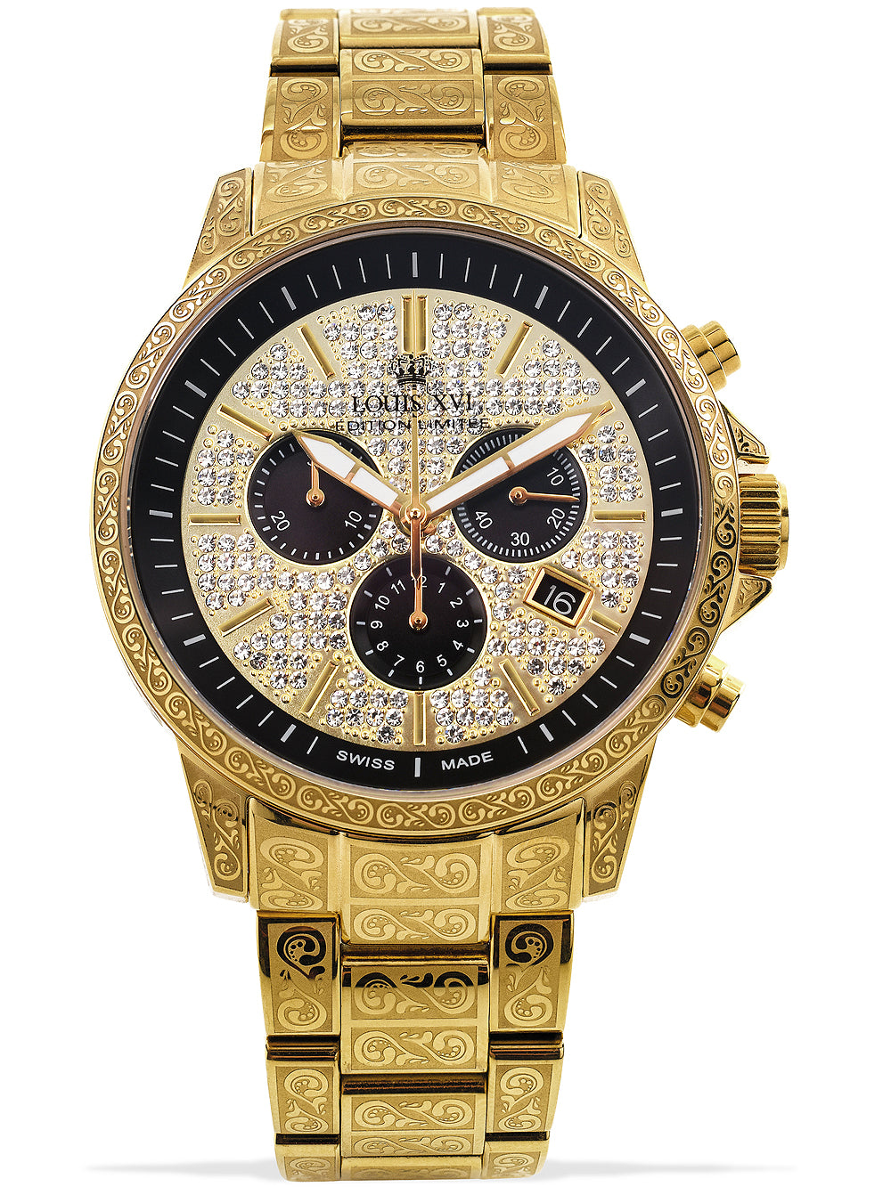 Louis XVI LXVI1087 Palais Royale Chronograph men's watch 43mm 5ATM