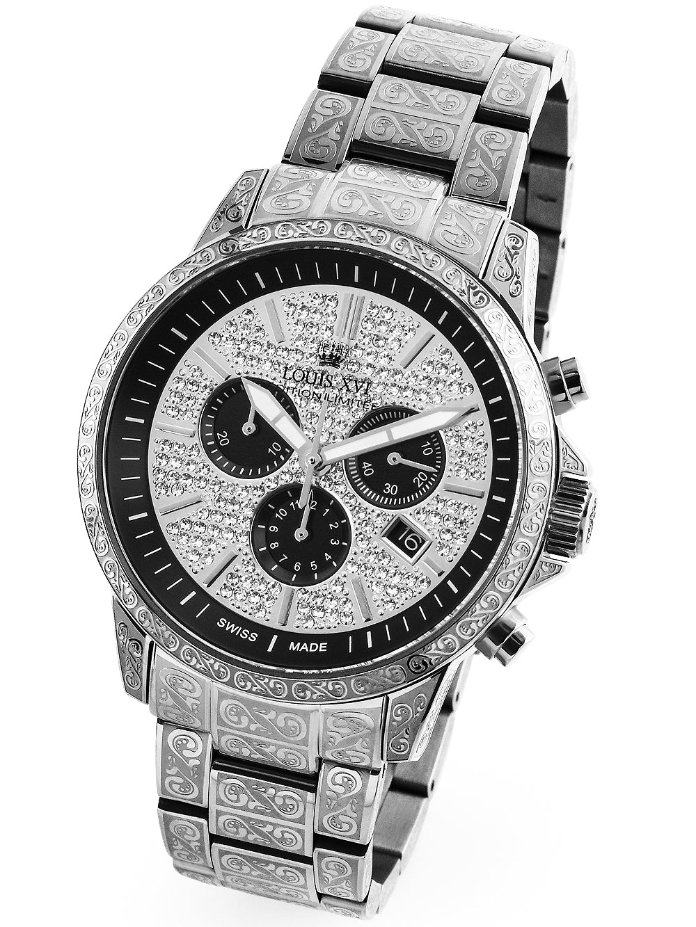 Louis XVI LXVI1088 Palais Royale Chronograph men's watch 43mm 5ATM