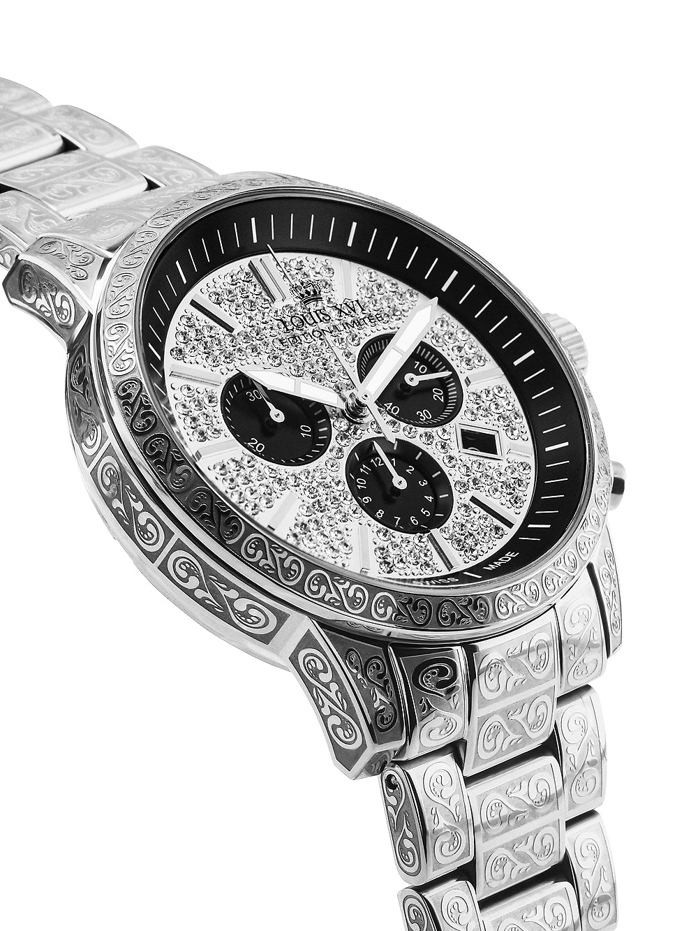 Louis XVI LXVI1088 Palais Royale Chronograph men's watch 43mm 5ATM