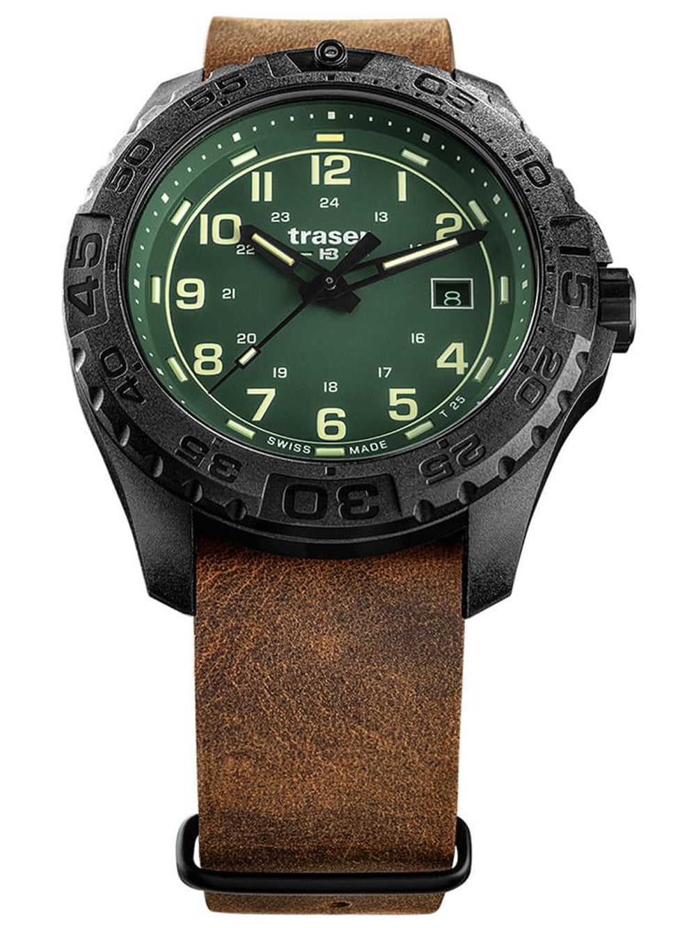 Traser H3 109038 P96 OdP Evolution petrol men's watch 44mm 20ATM