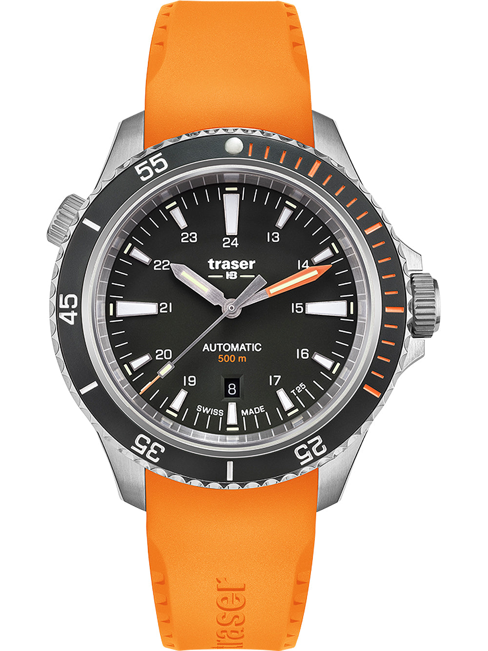 Traser H3 110323 P67 Diver Automatic Black men's watch 46mm 50ATM