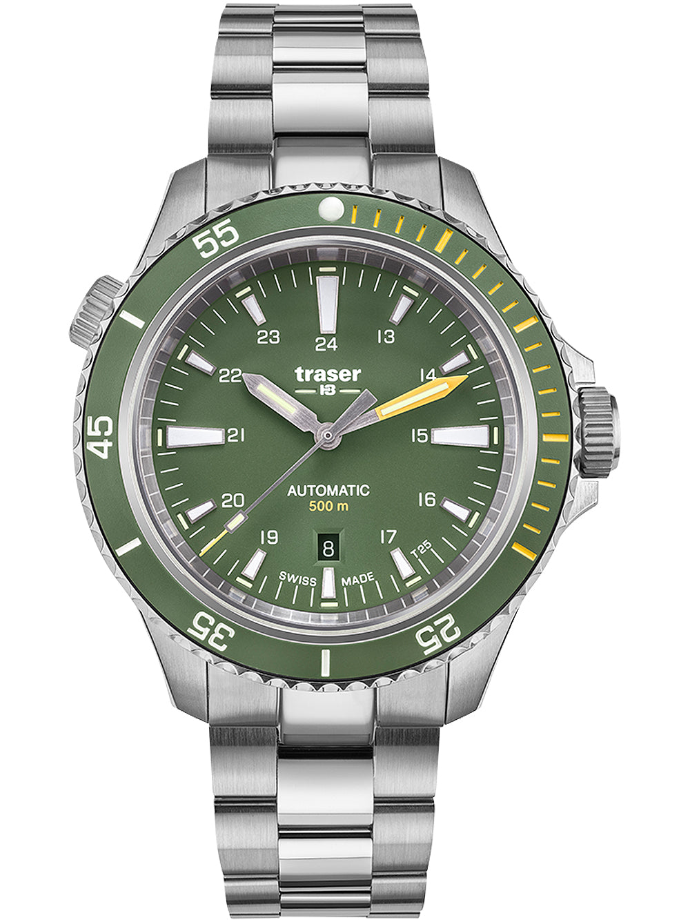 Traser H3 110328 P67 Diver Automatic Green men's watch 46mm 50ATM