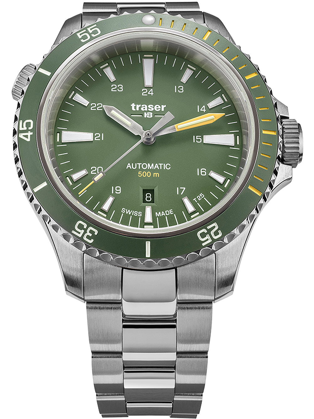 Traser H3 110325 P67 Diver Automatic Green Special Set men's watch 46mm 50ATM