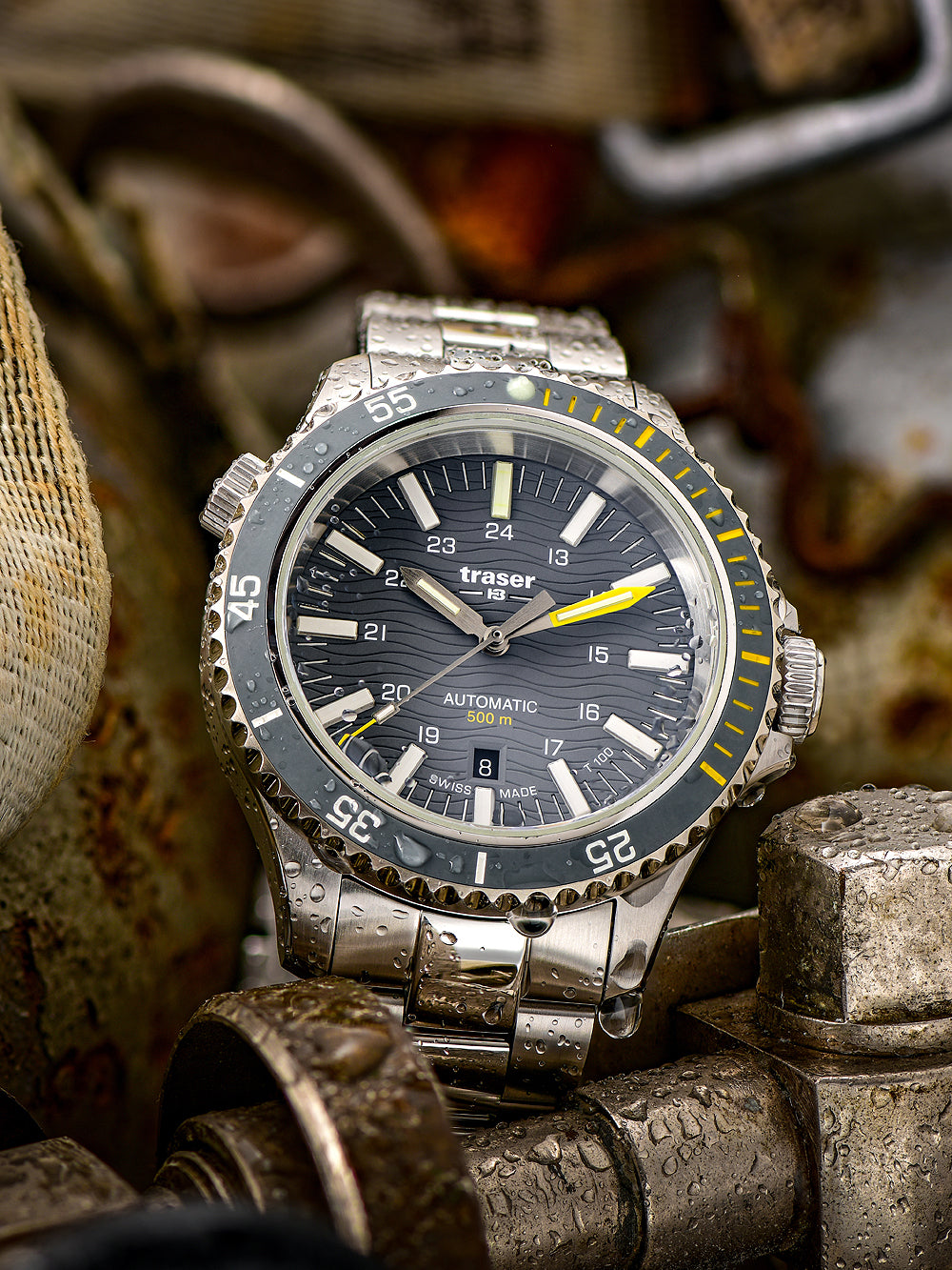 Traser H3 110329 P67 Diver Automatic T100 Grey Special Set men's watch