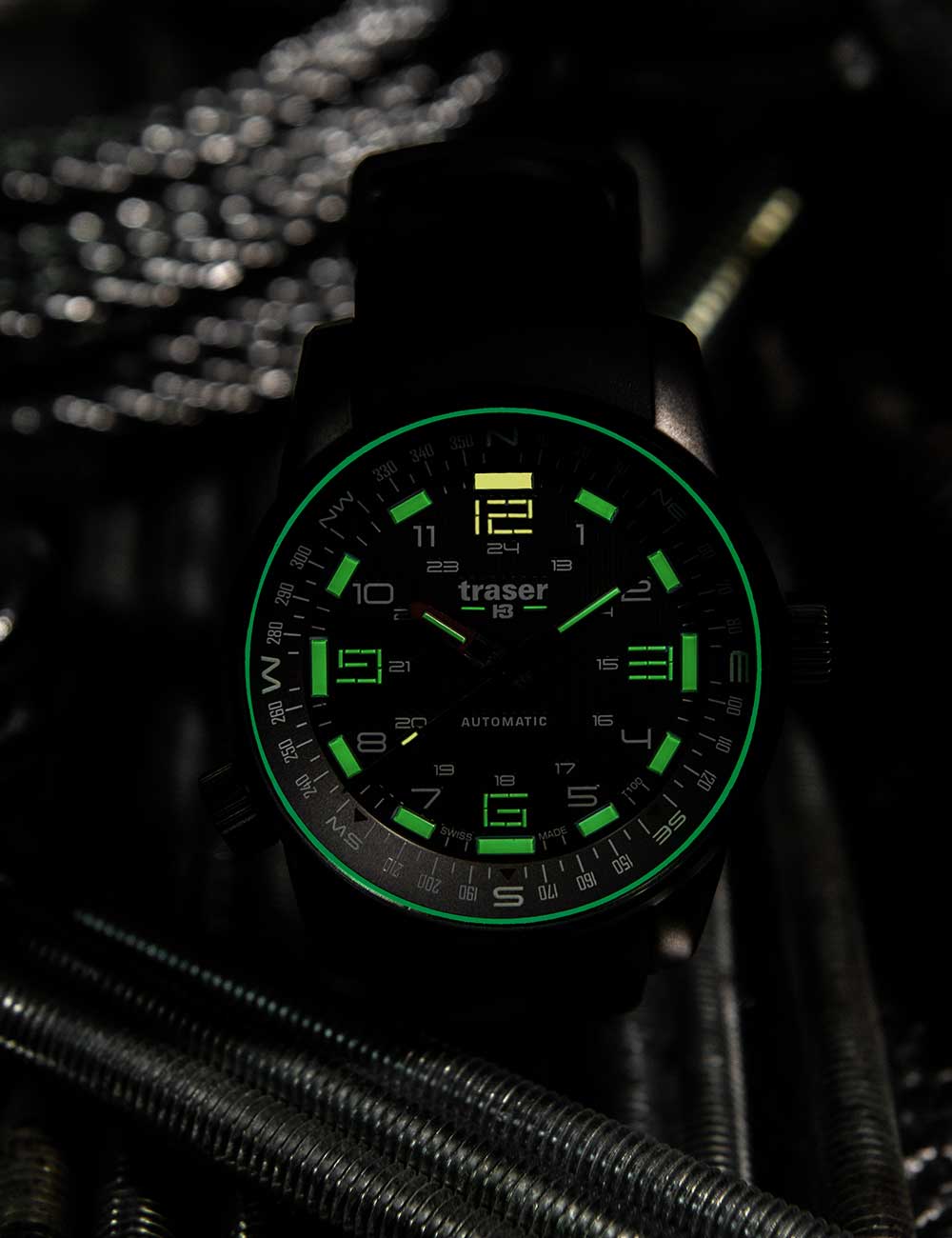Traser H3 110594 P68 Pathfinder T100 Automatic men's watch 46mm 10ATM
