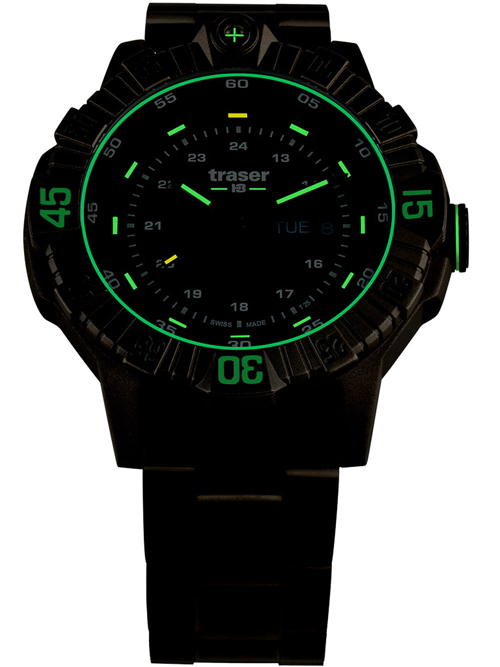 Traser H3 110666 Tactical Grey Titan men's watch 46mm 20ATM