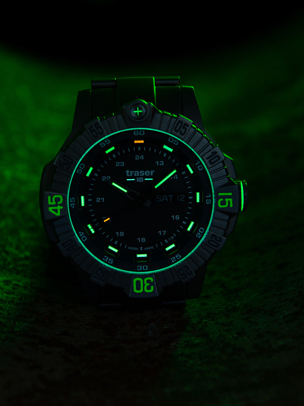 Traser H3 110666 Tactical Grey Titan men's watch 46mm 20ATM