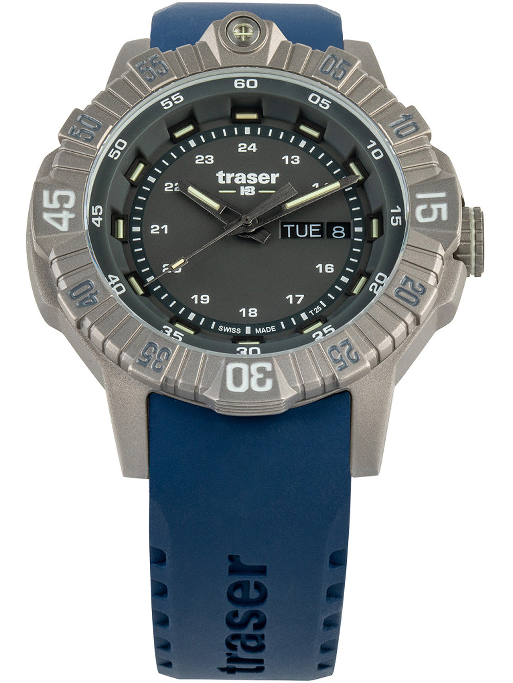 Traser H3 110667 Tactical Grey Titan men's watch 46mm 20ATM