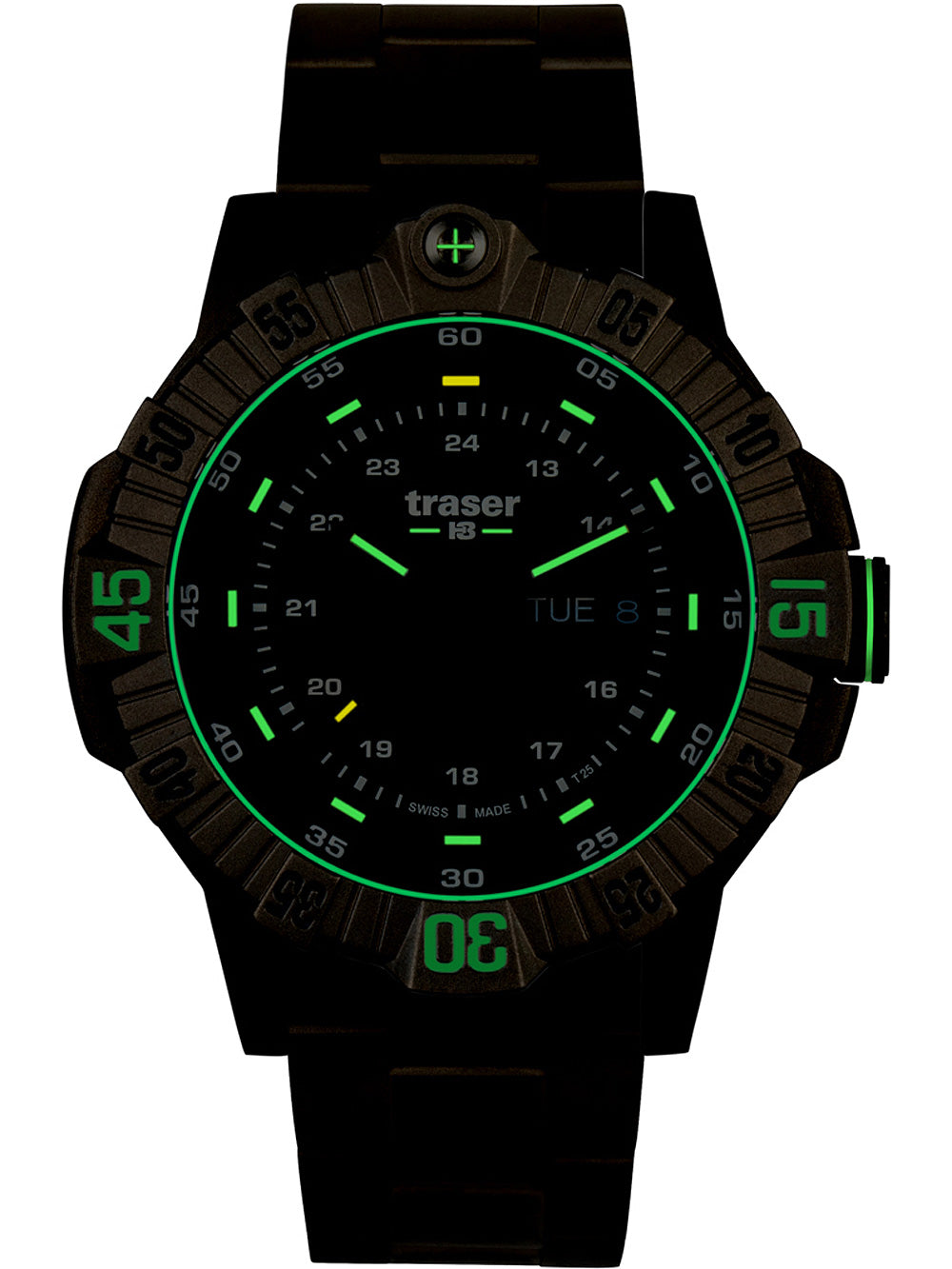 Traser H3 110667 Tactical Grey Titan men's watch 46mm 20ATM