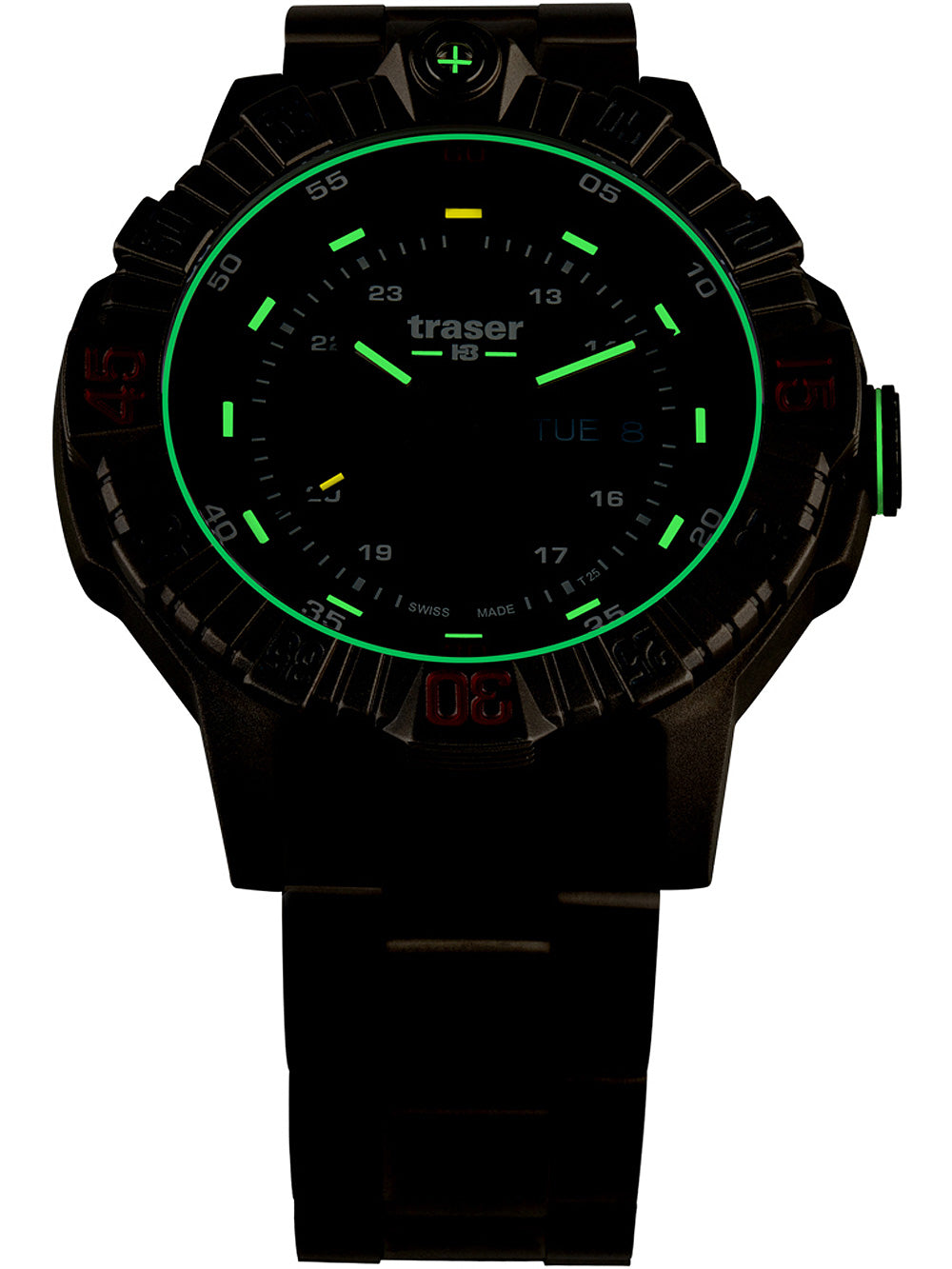 Traser H3 110668 Tactical Brown Titan men's watch 46mm 20ATM
