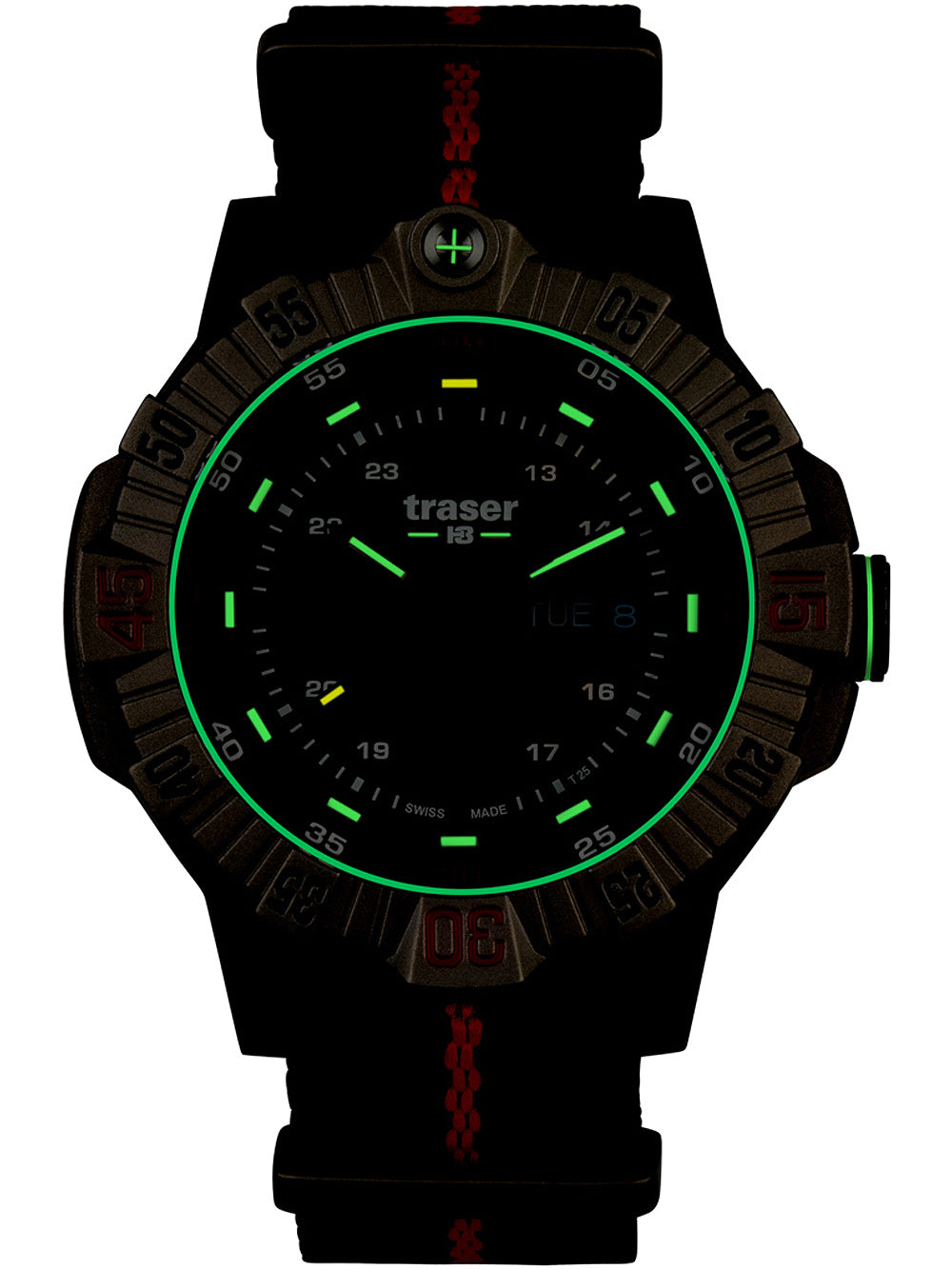 Traser H3 110669 Tactical Brown Titan men's watch 46mm 20ATM