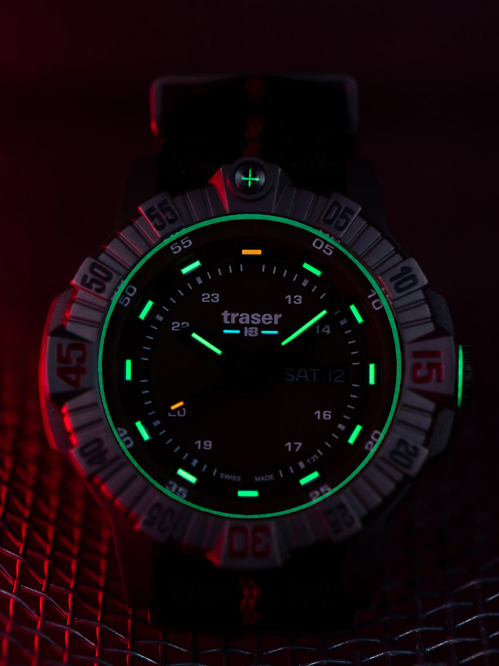 Traser H3 110669 Tactical Brown Titan men's watch 46mm 20ATM