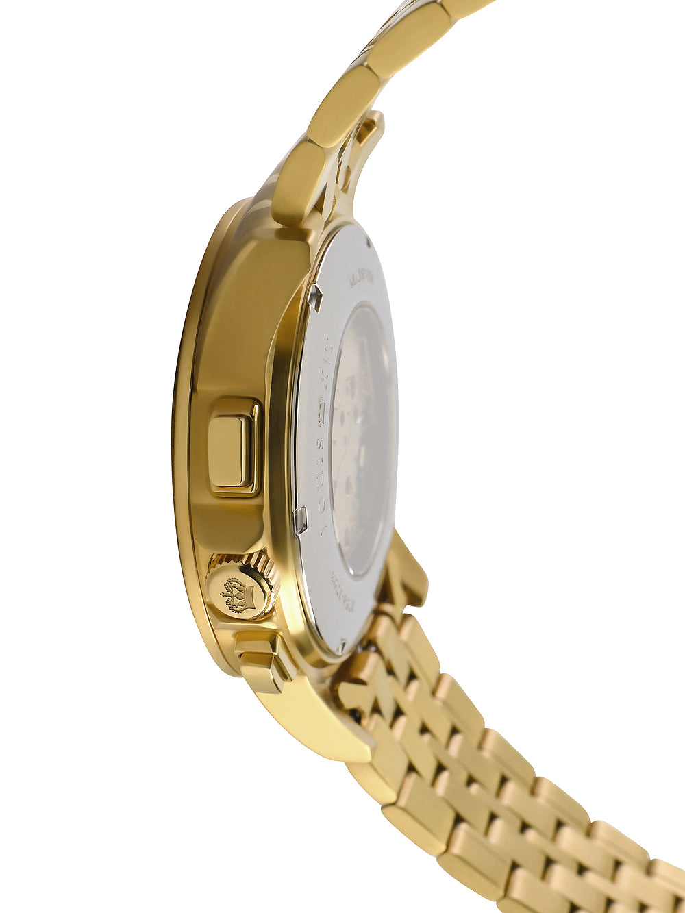 Louis XVI LXVI1120 Majeste Iced Out Chronograph men's watch 43mm 5ATM