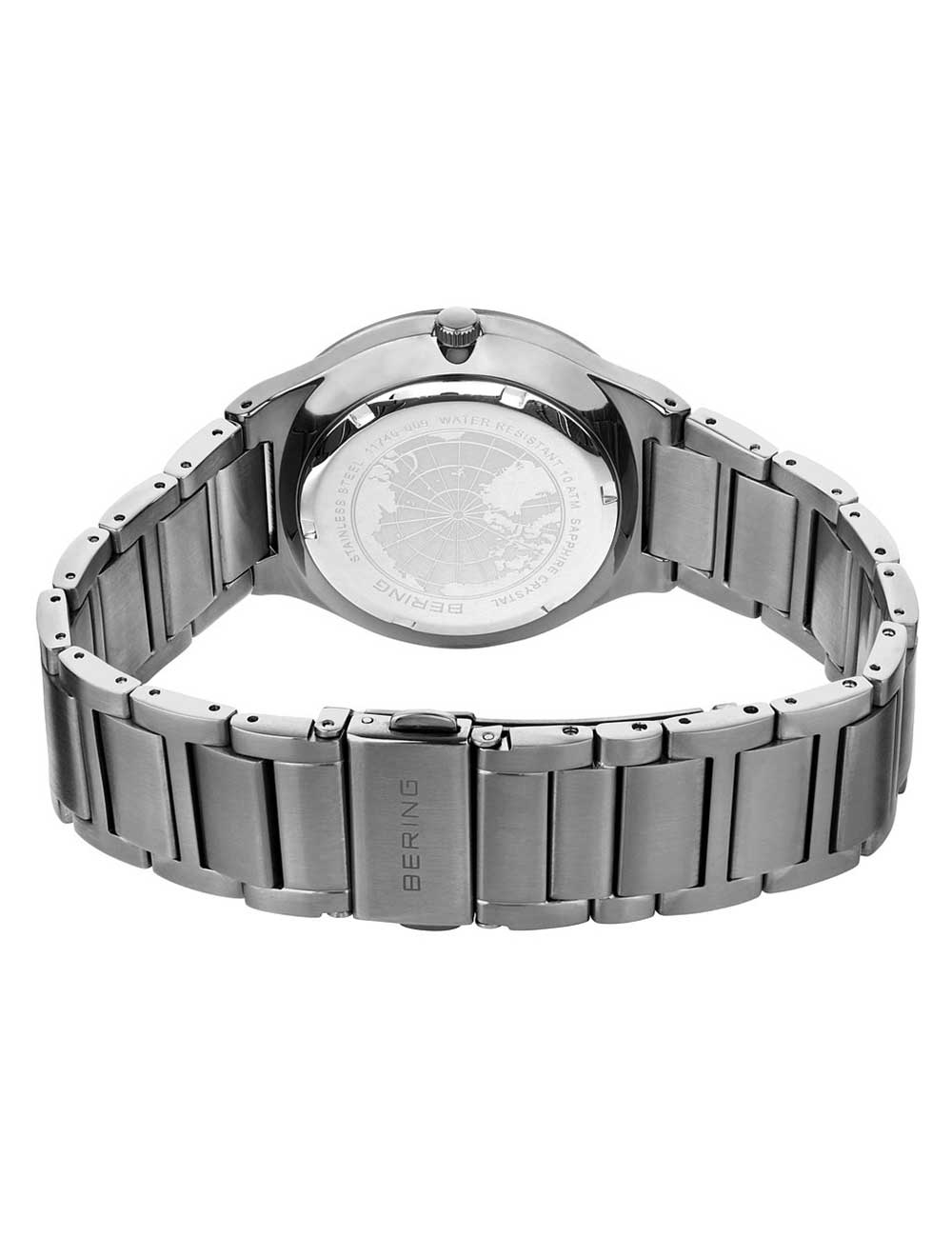 Bering 11740-009 Classic men's watch Multifunction 40mm 10ATM