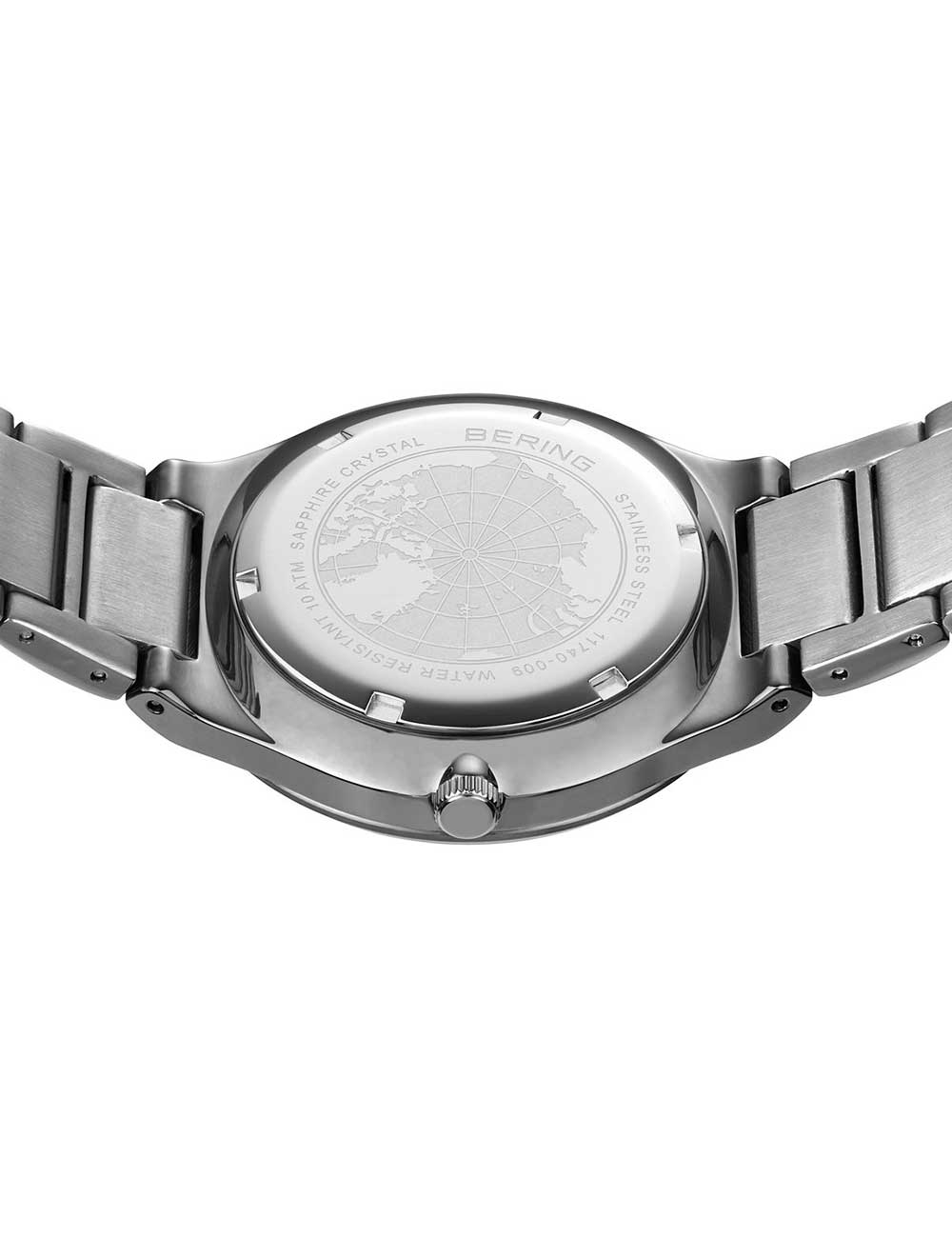 Bering 11740-009 Classic men's watch Multifunction 40mm 10ATM