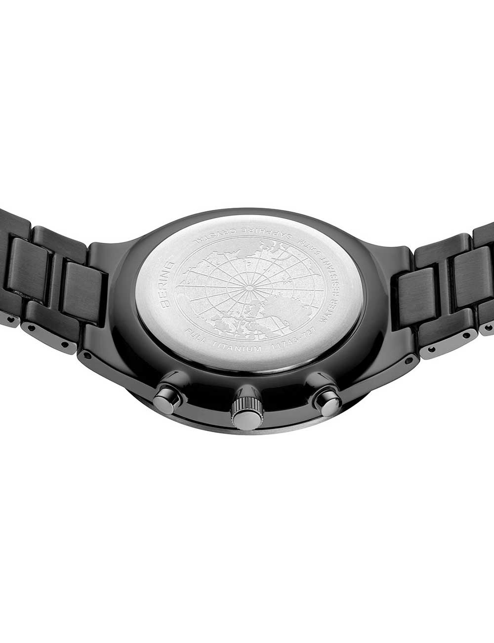 Bering 11743-727 Classic Titanium Chronograph men's watch 40mm 5ATM