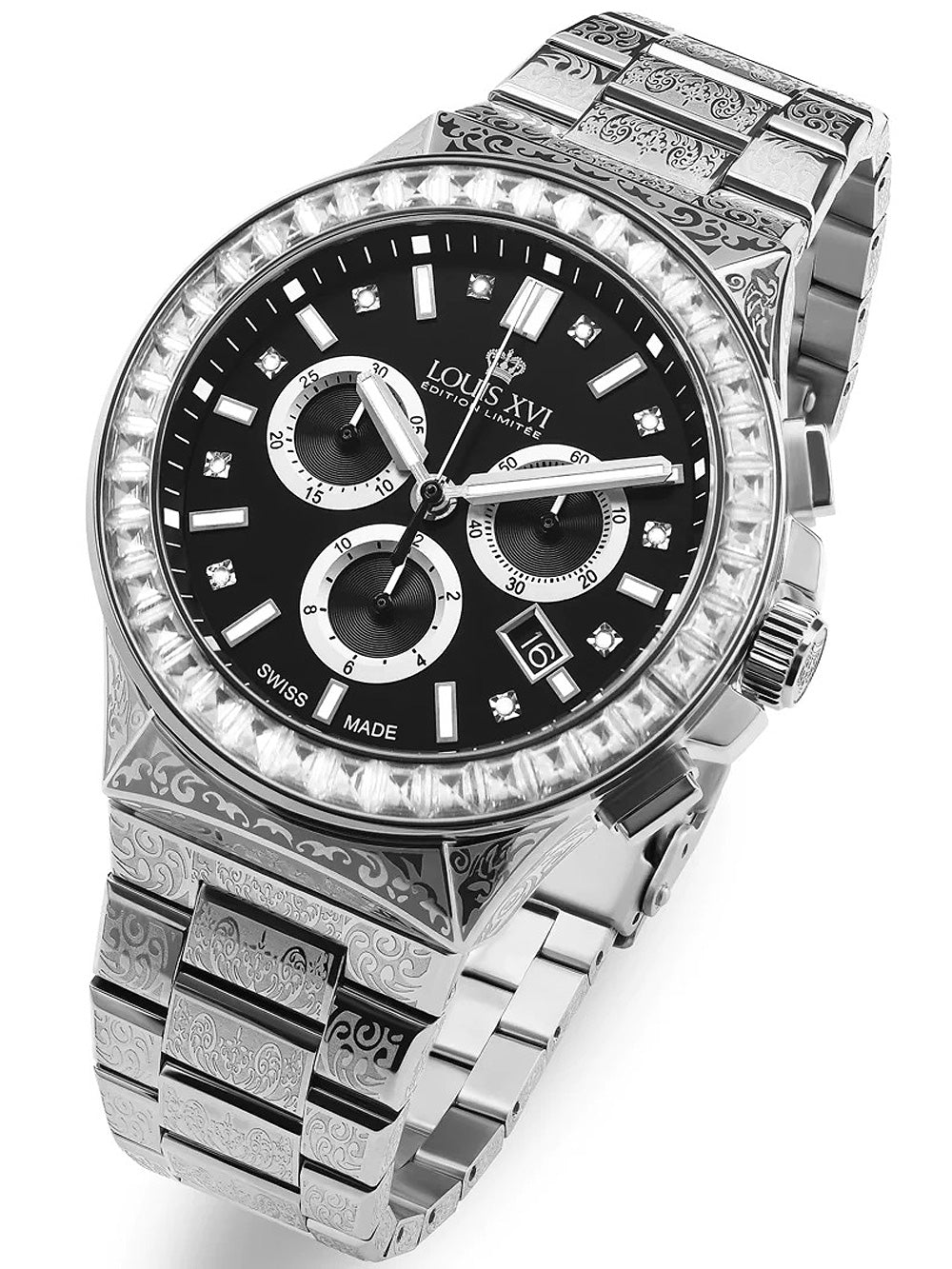 Louis XVI LXVI1217 Le Monarque Royale Chronograph men's watch 42mm 10ATM