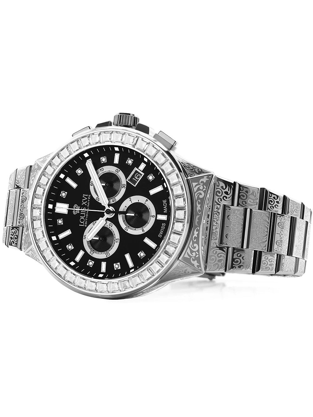 Louis XVI LXVI1217 Le Monarque Royale Chronograph men's watch 42mm 10ATM