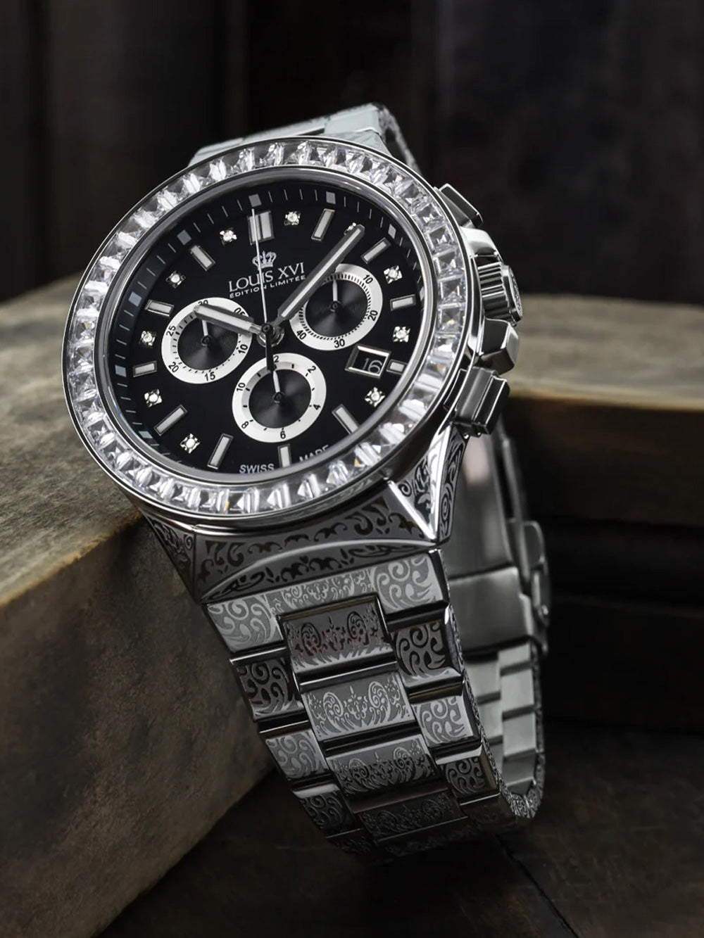 Louis XVI LXVI1217 Le Monarque Royale Chronograph men's watch 42mm 10ATM