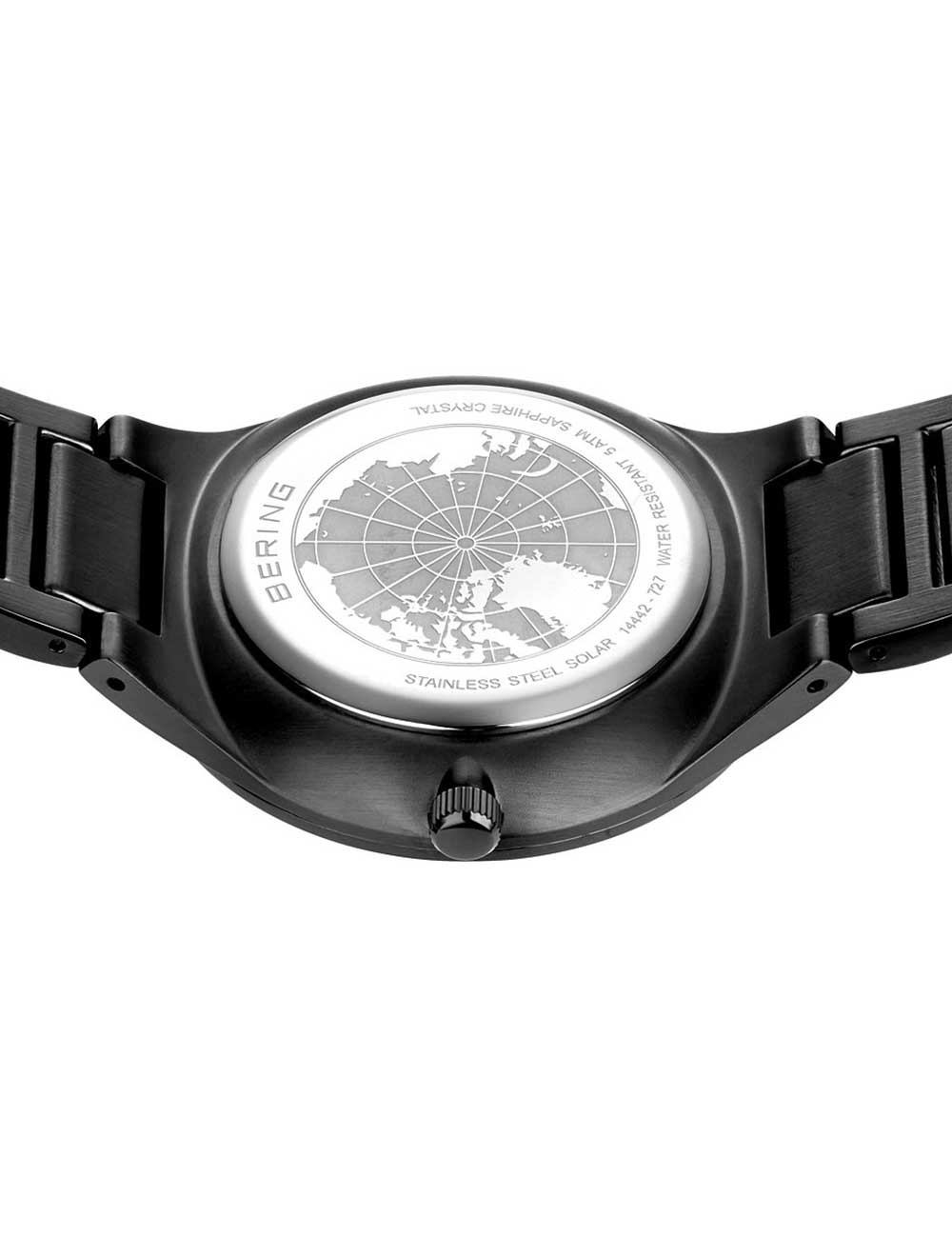 Bering 14442-727 men's watch Slim-Solar 42mm 5ATM