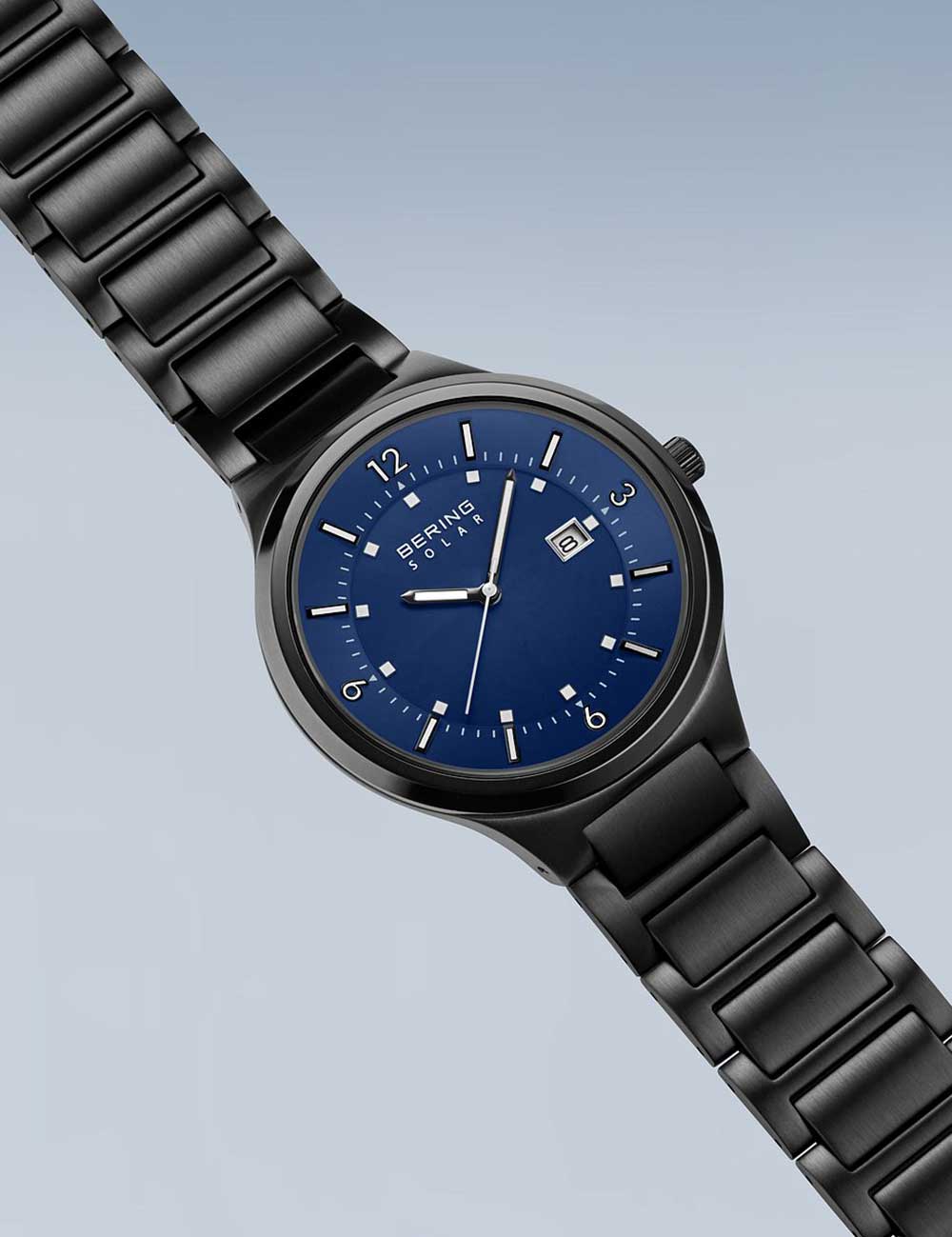 Bering 14442-727 men's watch Slim-Solar 42mm 5ATM