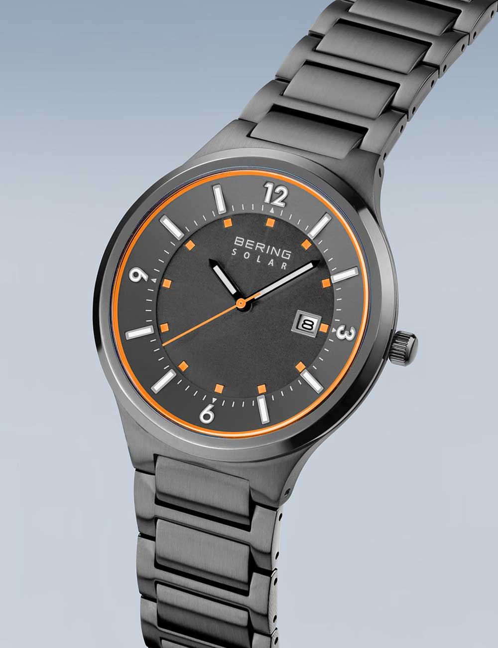 Bering 14442-777 men's watch Slim-Solar 42mm 5ATM