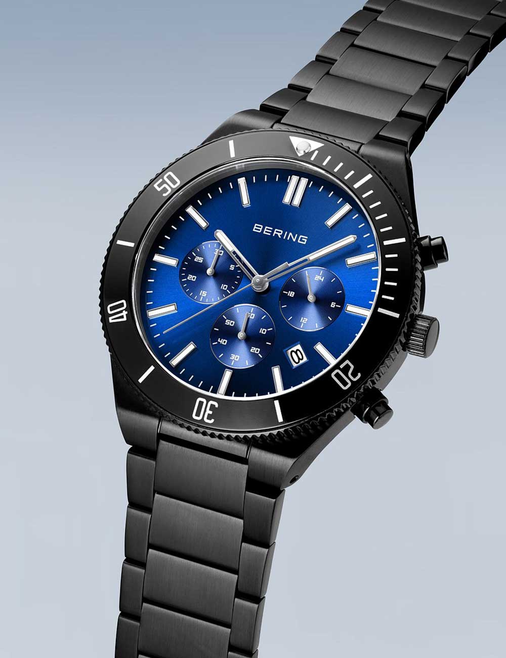 Bering 15043-727 men's watch Chronograph 43mm 10ATM