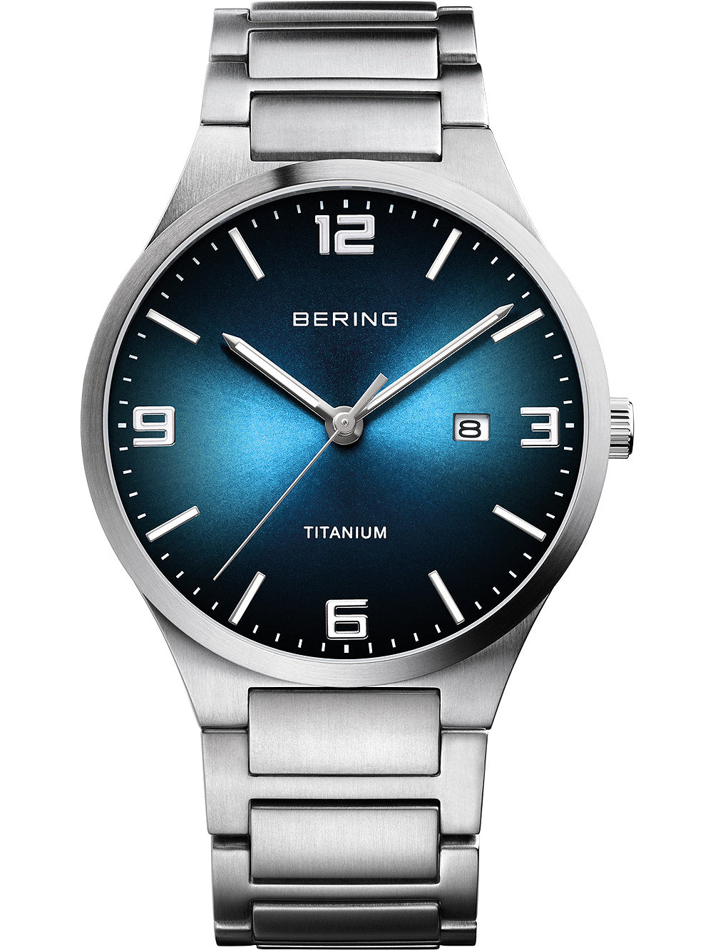 Bering 15240-777 men's watch Titanium men's watch 40mm 5ATM