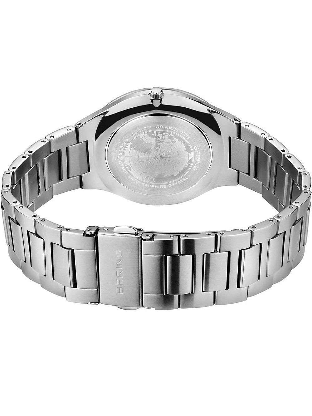 Bering 15240-777 men's watch Titanium men's watch 40mm 5ATM