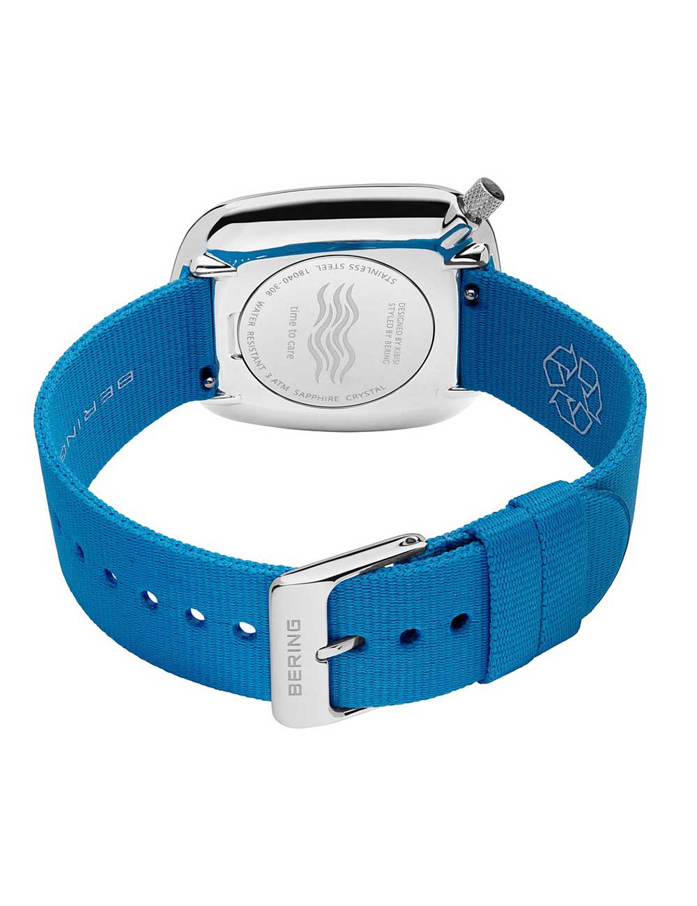 Bering 18040-308 men's watch Pebble 40mm 3ATM