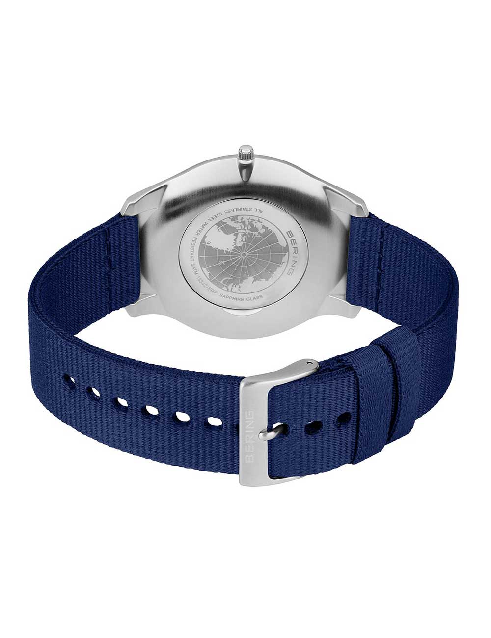 Bering 18342-507 men's watch Ocean Ultra Slim #tide 42mm 3ATM