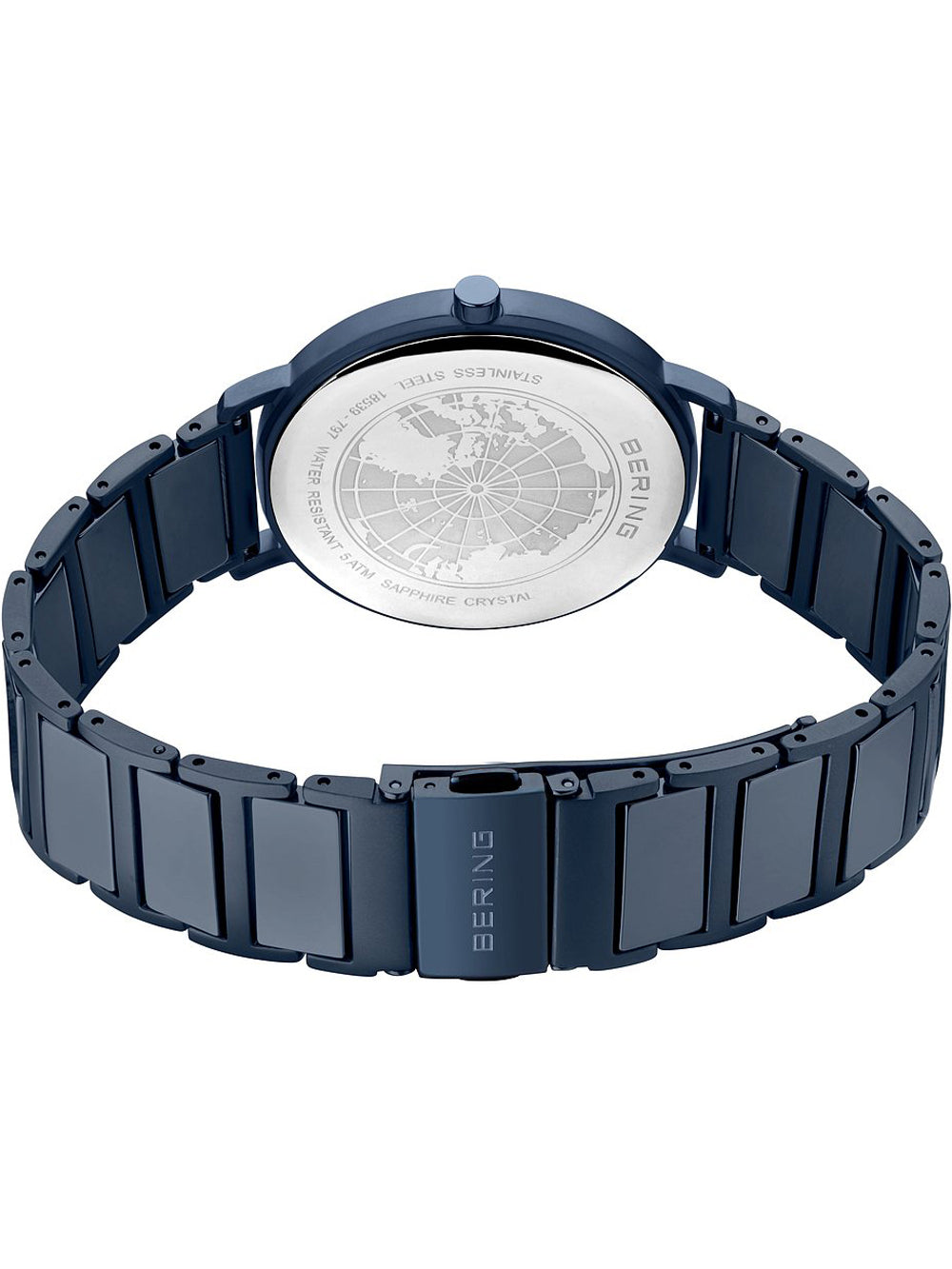 Bering 18539-797 men's watch ceramic men's watch 39mm 5ATM
