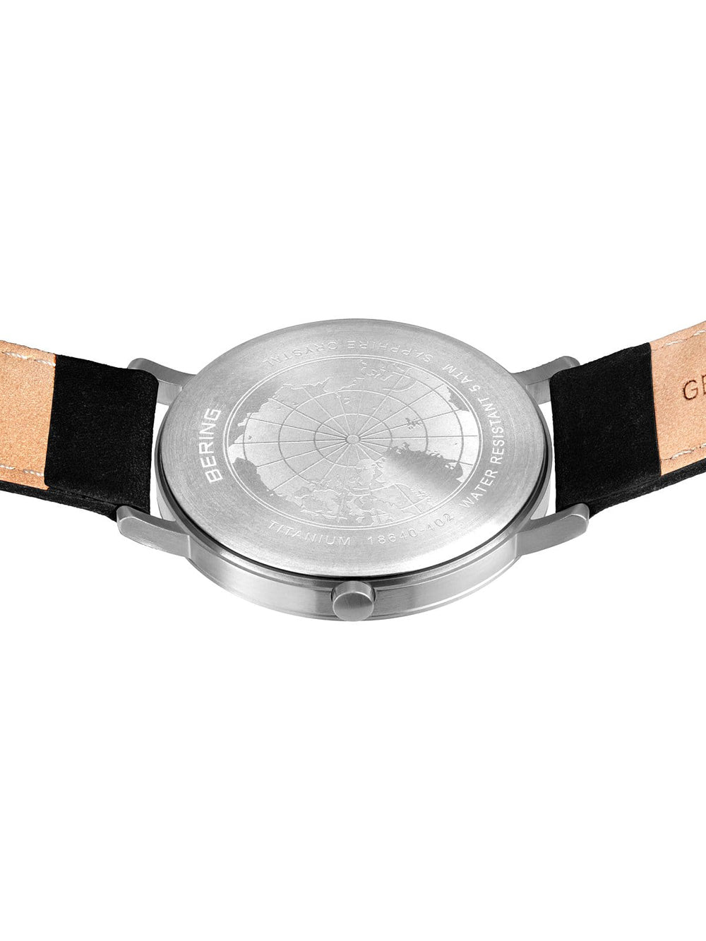 Bering 18640-402 men's watch Titanium men's watch 40mm 5ATM