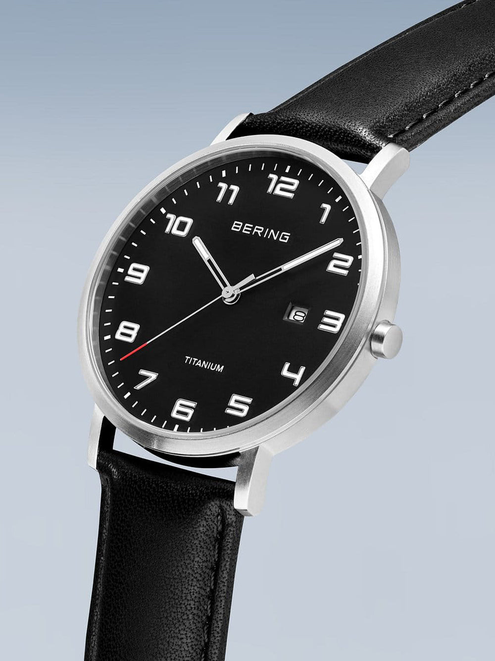 Bering 18640-402 men's watch Titanium men's watch 40mm 5ATM