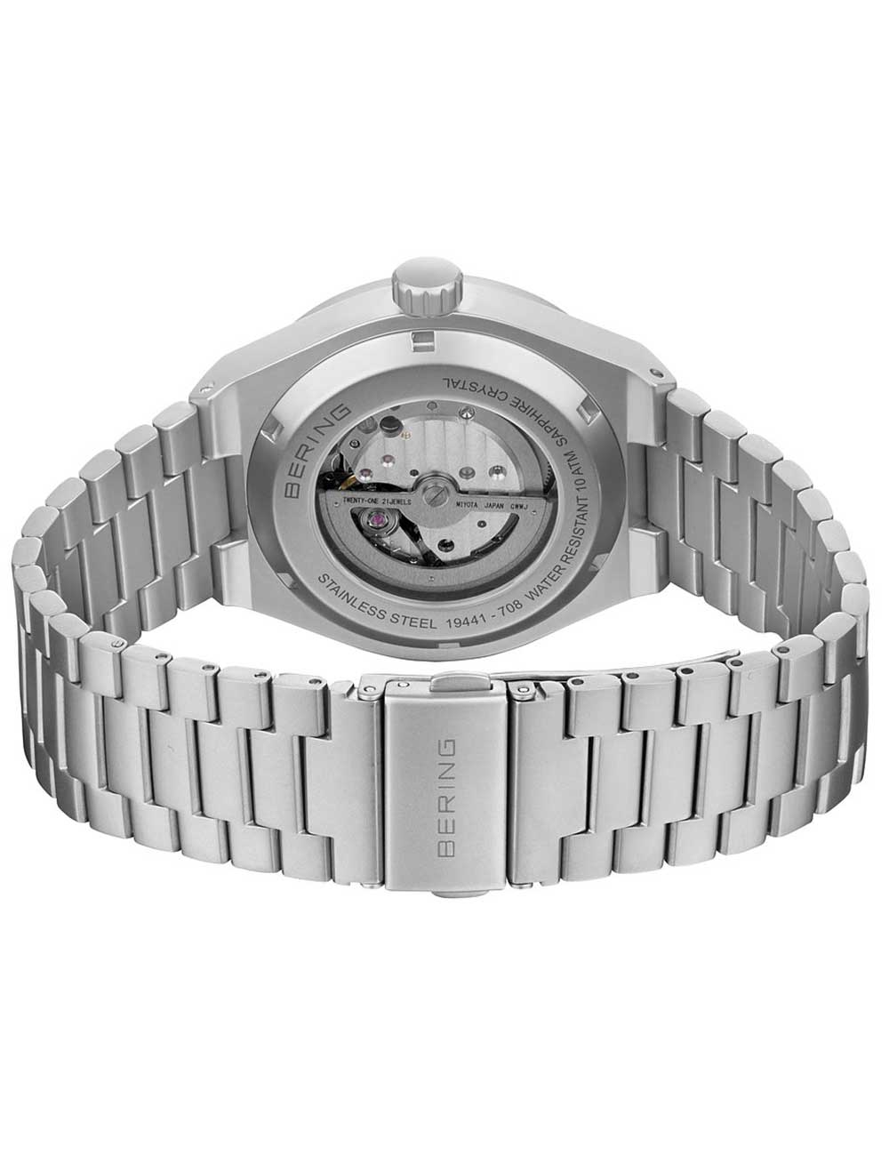 Bering 19441-708 men's watch Automatic 41mm 10ATM