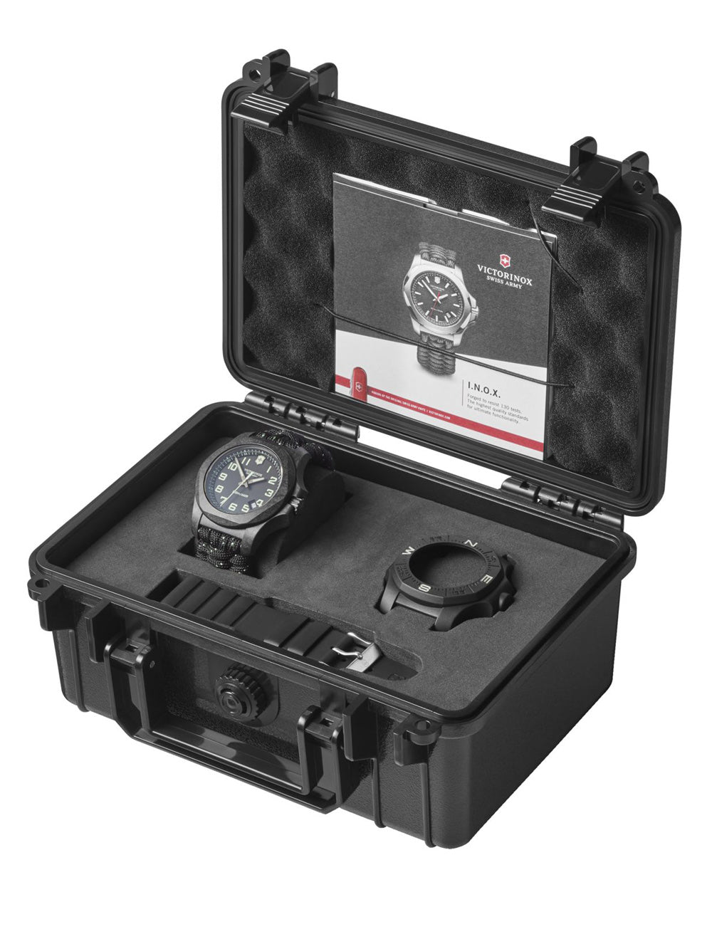 Victorinox 241859 INOX Carbon Set + Replacement Strap 43mm