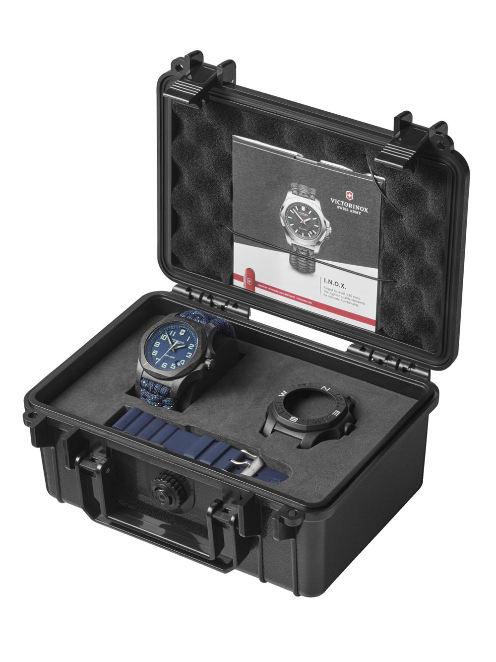Victorinox 241860 INOX Carbon Set + Replacement Strap 43mm