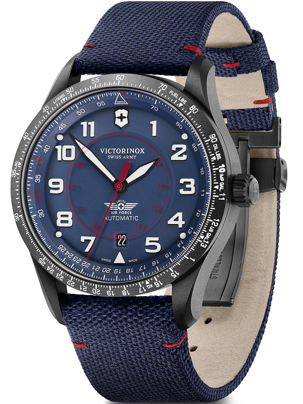 Victorinox 241998 Airboss Automatic men's watch 42mm 10ATM