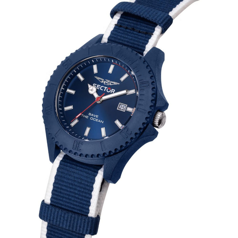 Sector R3251539001 Save the Ocean men's watch 43mm 5ATM