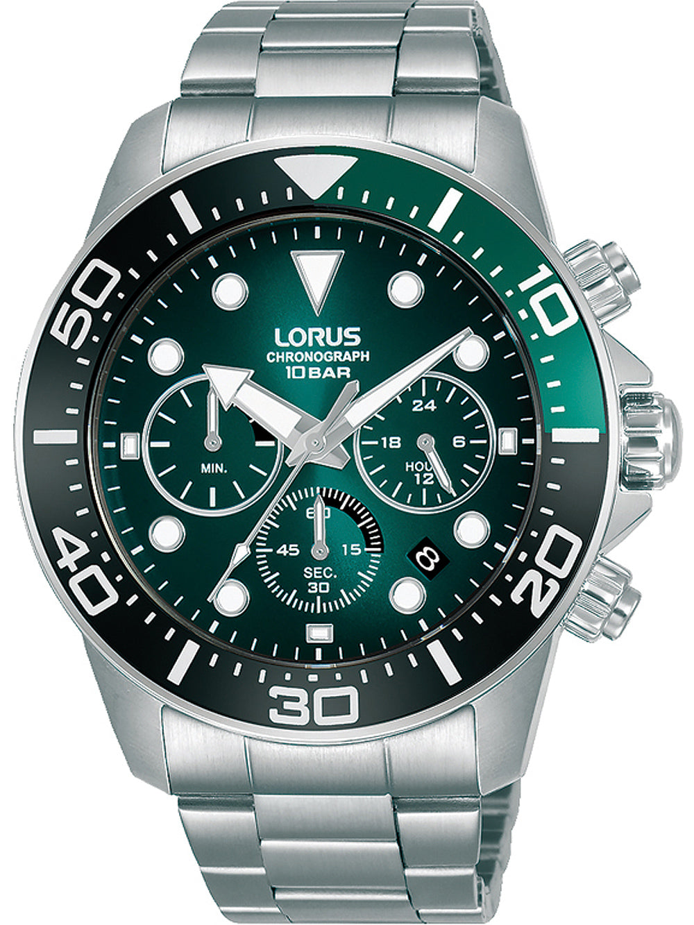 Lorus RT341JX9 chrono men's watch 43mm 10ATM
