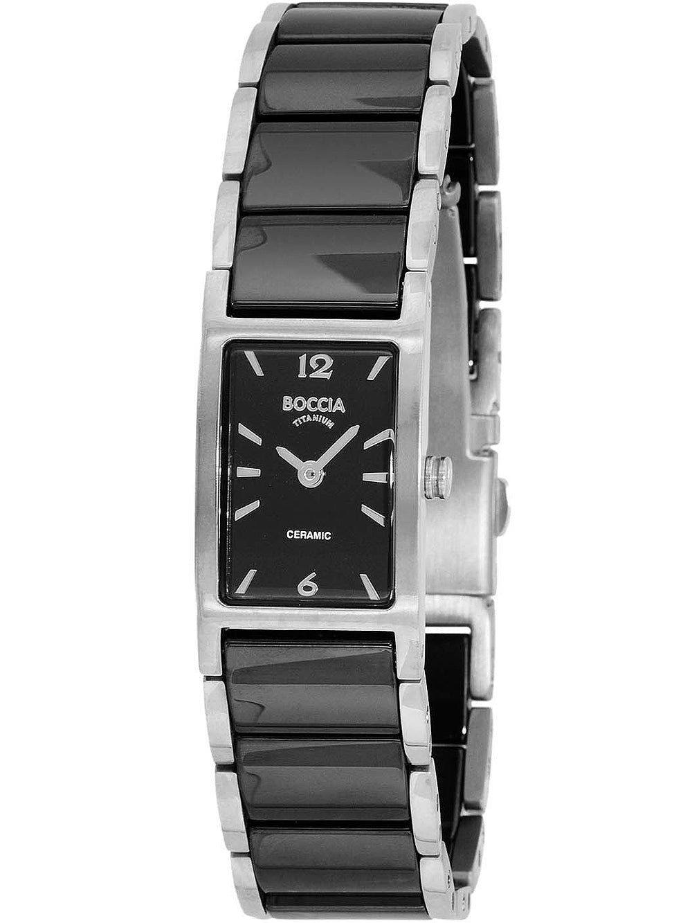 Boccia 3201-02 women's watch ceramic titanium 19mm 5ATM