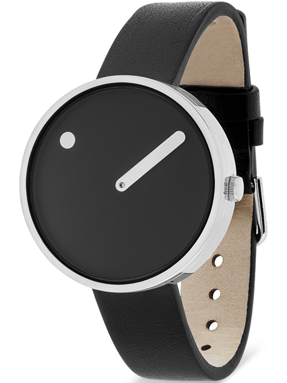PICTO 34070-4114 women's watch Black and Steel 34mm 5ATM