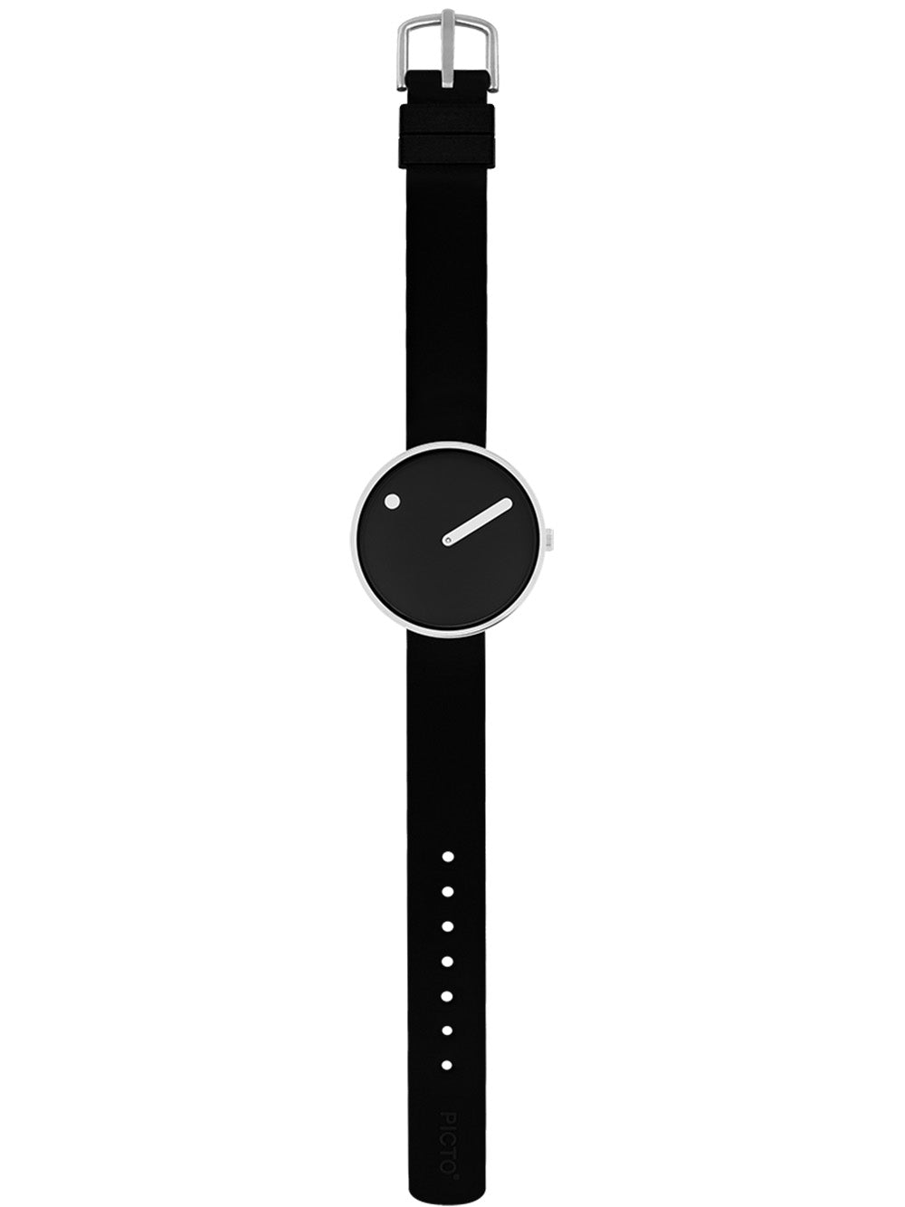 PICTO 34070-4114 women's watch Black and Steel 34mm 5ATM