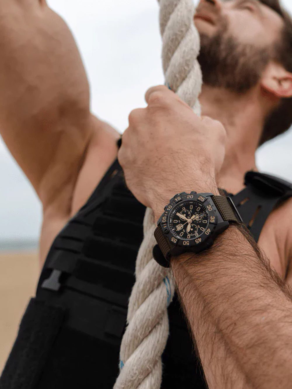 Luminox XS.3590.NSF.SET men's watch Navy Seal Foundation Chronograph Set 45mm 20ATM