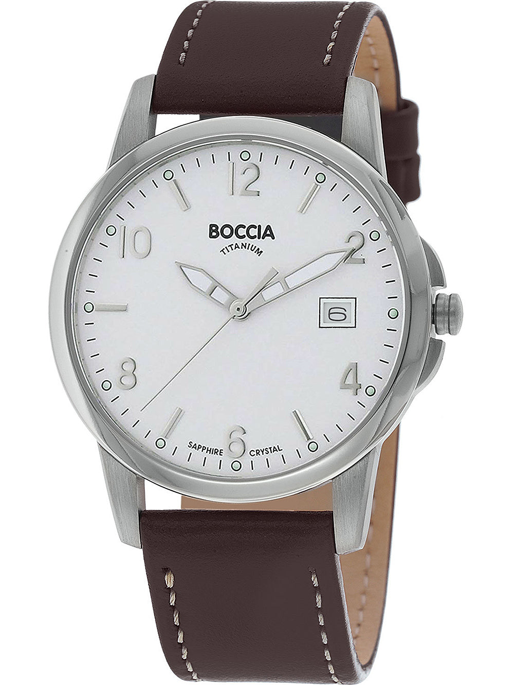 Boccia 3625-01 men's watch titanium 36mm 5ATM