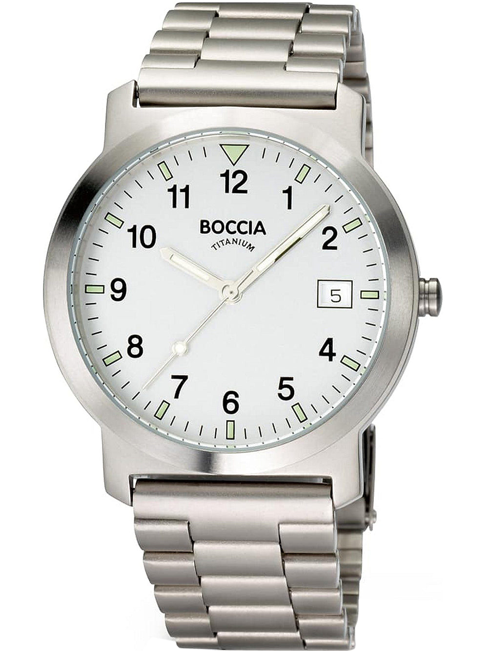 Boccia 3630-01 men's watch titanium 37mm 5ATM